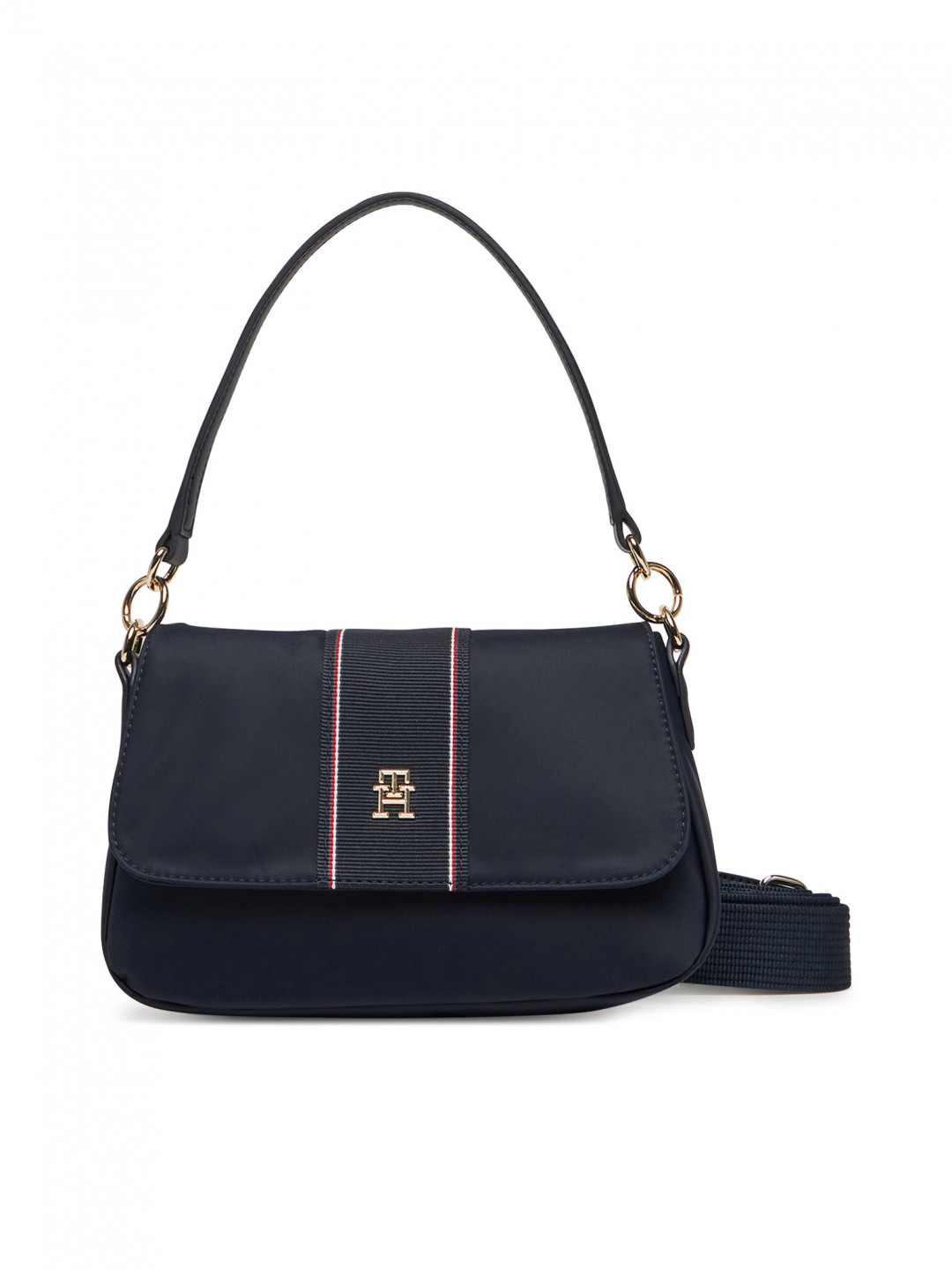 Tommy Hilfiger Kabelka Poppy Conv Crossover Corp AW0AW17168 Tmavomodrá